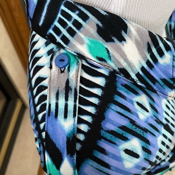 Notations Button Down Shirt Dress Size: PM NWOT - Picture 7 of 15